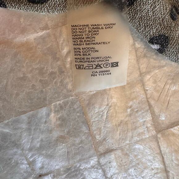 Majestic Filatures Dress gauzy silk blend lightweight animal print tank beach XS - Picture 6 of 11